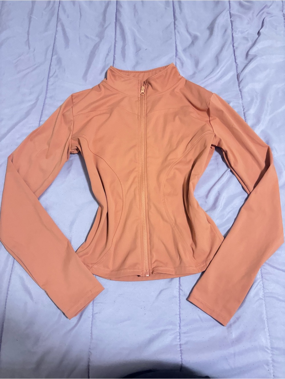 Amazon Women’s Peach Zip Front Utility Jacket
